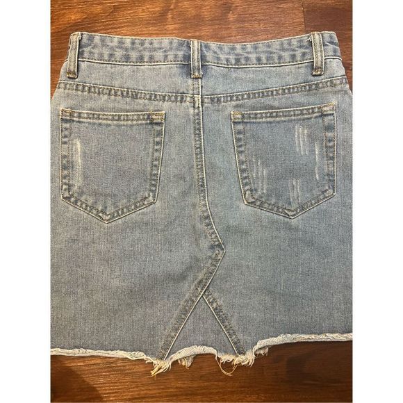 Wear jeans denim mini skirt size small - Picture 6 of 8